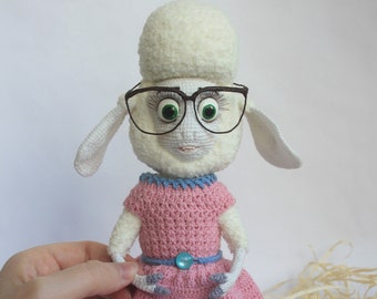 Juguete de oveja Juguete de animales Decoración divertida para el hogar Juguetes hechos a mano Regalo positivo Juguete de granja Crazy Sheep