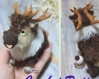 Patrón de reno a crochet Patrón de ciervo Tutorial de amigurumi Ciervo a crochet Lindo reno a crochet Ciervo Amigurumi PDF Patrón de amigurumi de juguete a crochet