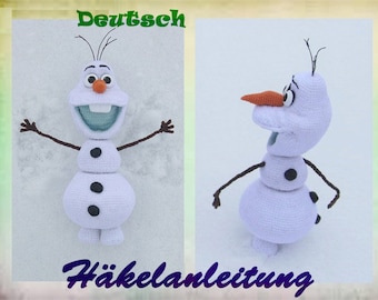 Schneemann Amigurumi Häkel Häkelanleitung Schneemann Amigurumi pattern Schneefigur Weihnachtsspielzeug
