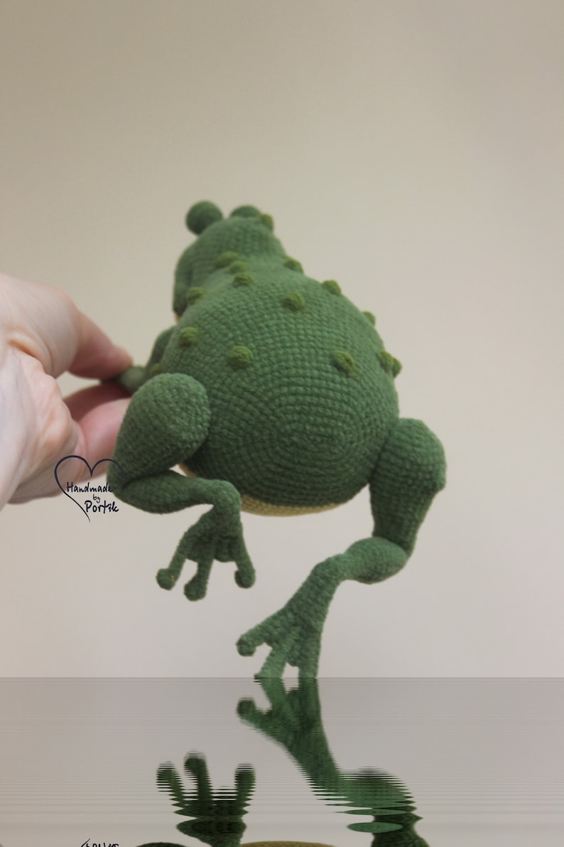 Funny toad crochet pattern Frog pattern Amigurumi tutorial | Etsy