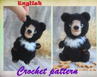 Patrón Amigurumi Oso Oso pequeño Tutorial de ganchillo Patrón de ganchillo Amigurumi PDF Juguete de ganchillo Amigurumi Häkel