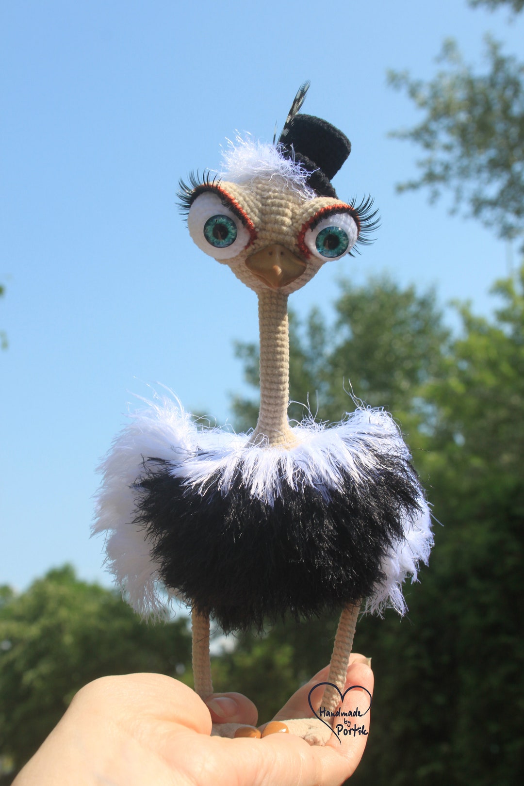 Ostrich Lisa Ostrich Toy Bird Toy - Etsy