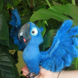 Blue Parrot Crochet Pattern Bird Toy Pattern Amigurumi Tutorial Crochet ...