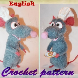 Cute rat Amigurumi Häkel Crochet mouse pattern Tutorial rat Crochet rat Amigurumi PDF Crochet toy Amigurumi Pattern