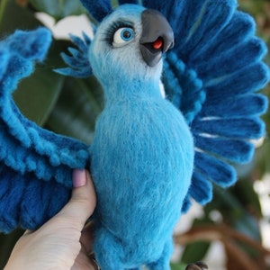 Häkelanleitung blauer Papagei Ara häkeln Amigurumi pattern image 9