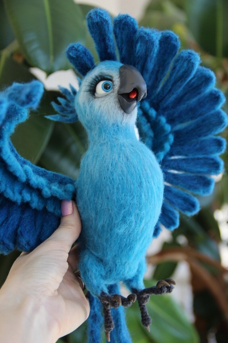 Häkelanleitung blauer Papagei Ara häkeln Amigurumi pattern image 9