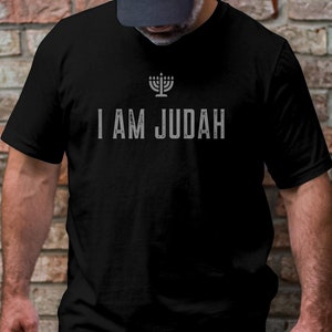 Tribe of Judah Hebrew Israelite clothing for men, women, kids, Israelite Shirt I AM JUDAH