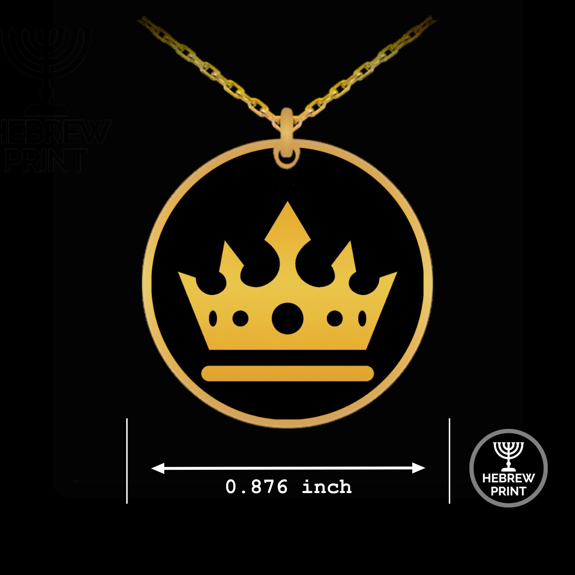 Crown Necklace Crown Jewelry 18K Gold Plated Etsy