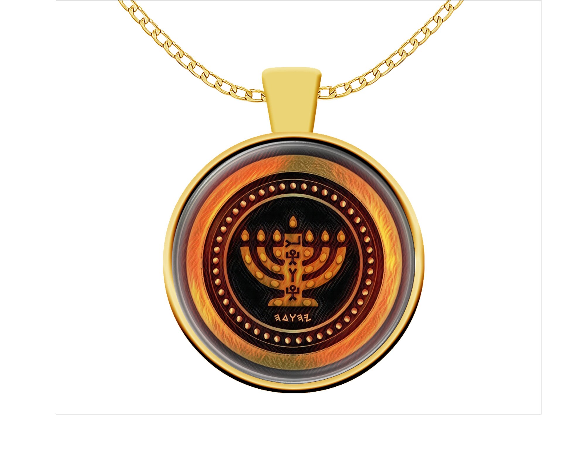 YHWH YaHaWaH Necklace Paleo Hebrew Israelite Jewelry For Men Etsy
