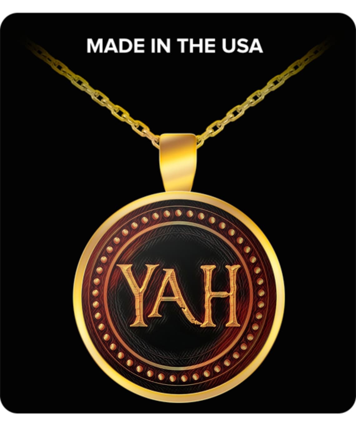 YAH Necklace Hebrew Israelite Jewelry Torah Messianic Etsy Canada