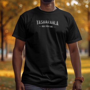 Yasharahla Israelite T-Shirt – Hebrew Israelite Faith Tee – 12 Tribes Apparel – YAH Shirt – Torah-Based Clothing for Men & Women
