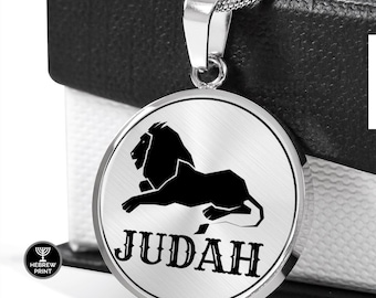 Lion of Judah Necklaces, Hebrew Israelite Necklace for Tribe of Judah