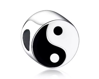 Sterling Silver YIN \u0026 YANG Charm 