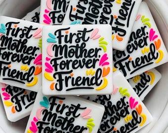 Mom Silicone Focal Bead, for Pen Keychain DIY, 1 Piece, Mom Focal