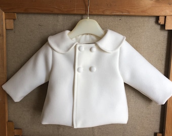 christening coat baptism winter boy jacket warm NOAH