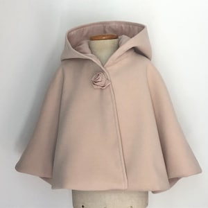 soft velvet cape jacket coat baby girl baptism ceremony NINA