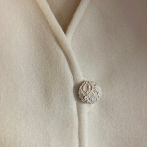 Mariage nuptiale Cape boléro robe veste manteau hiver printemps CLOE image 8