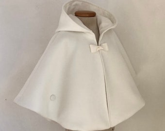 mantella cappotto bambina rosa cipria regalo bebè battesimo cappottino giacca LENI