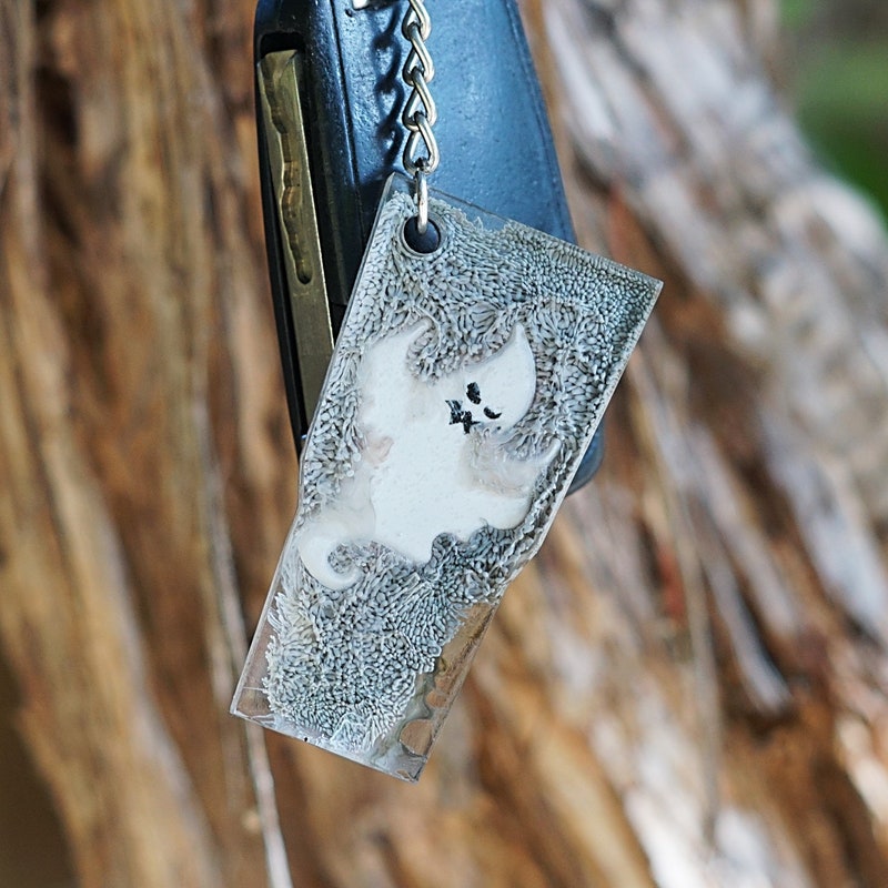 Alcohol Ink Keychain - Etsy