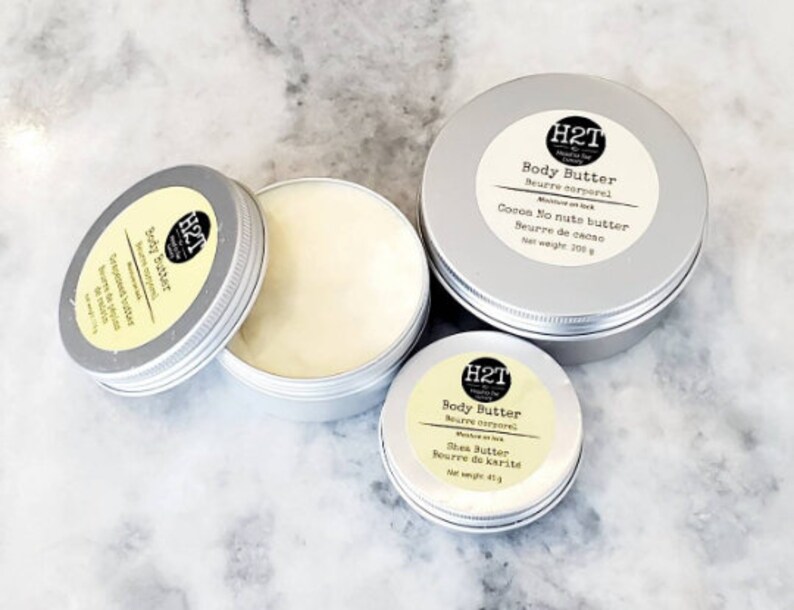 Small Body Butters Shea Butter Cocoa Butter Grapeseed Etsy