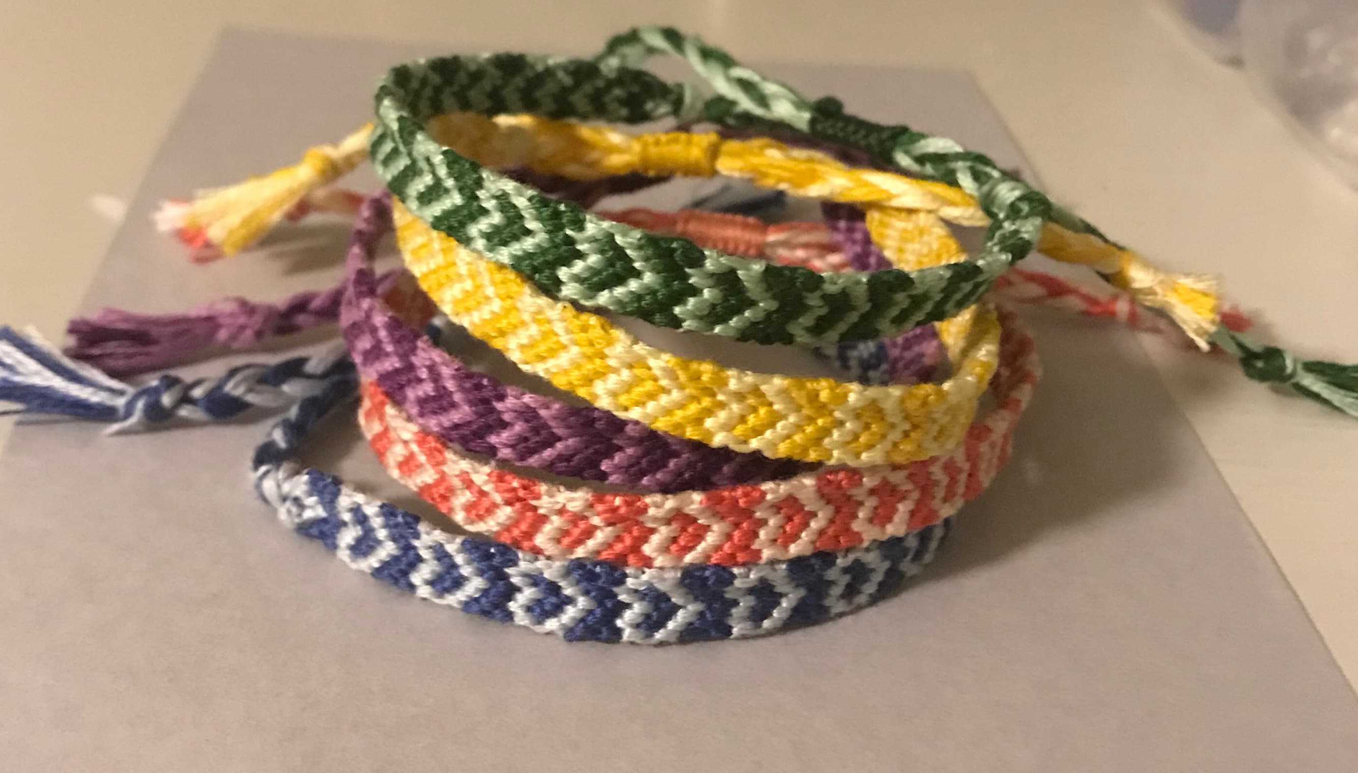 Handmade Heart Friendship Bracelets Etsy