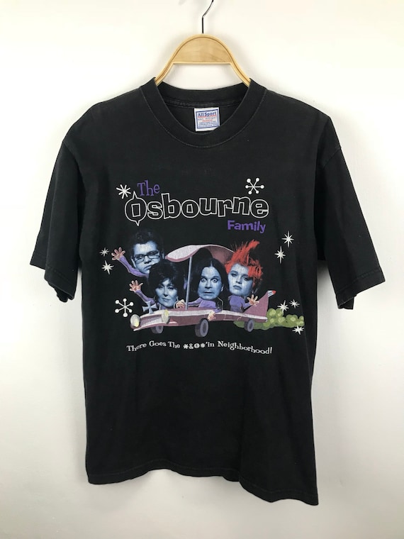 【00's VINTAGE】Osbournes Family T-SHIRT Vintage T Shirt - The Osbourne Family *&@# My Family Size XL