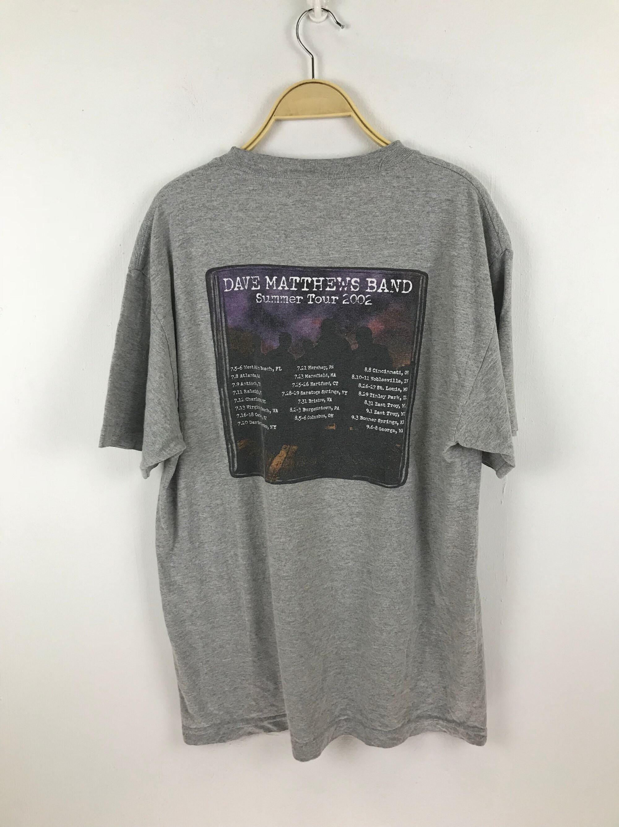 Dave matthews Band Summer Tour Shirt Large Size Etsy
