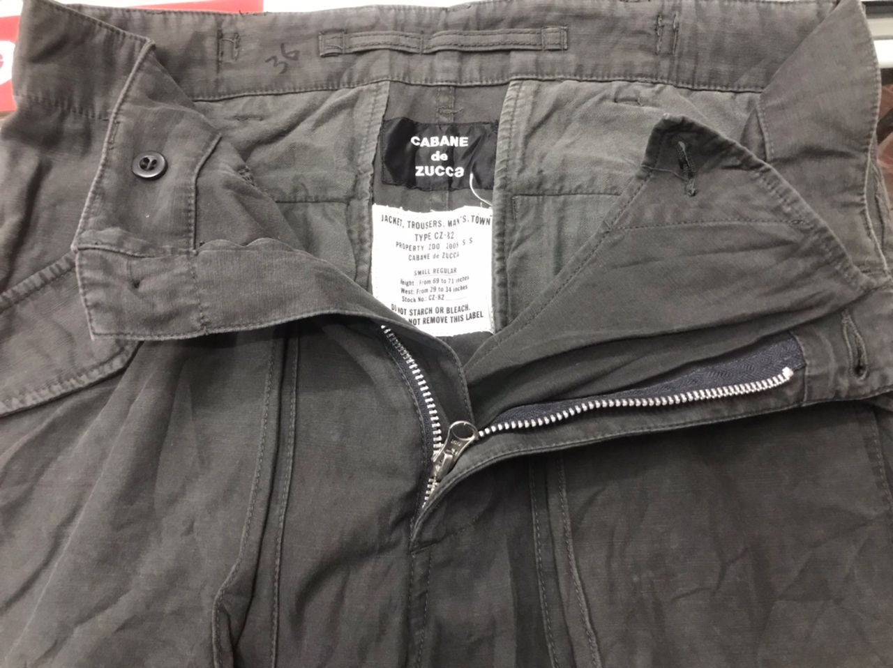 Cabane De Zucca Trousers Cargo Pants - Etsy