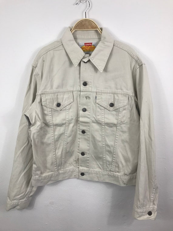 levis jacket white