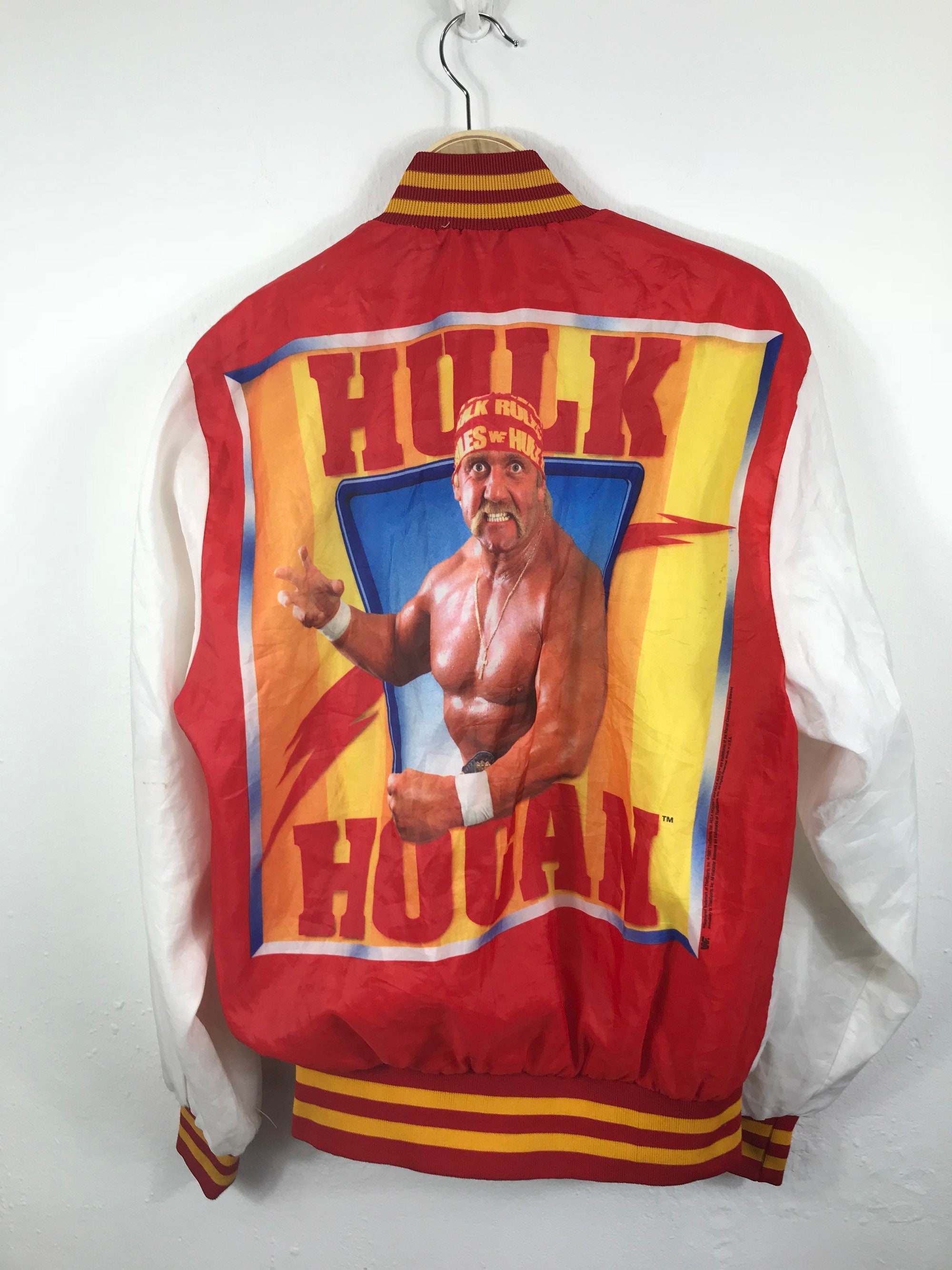Hulk Hogan World Wrestling Federation Big Logo Versity Jacket - Etsy