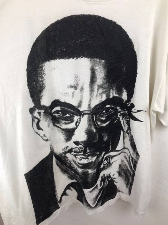 Malcolm X Big Print Shirt - image 3