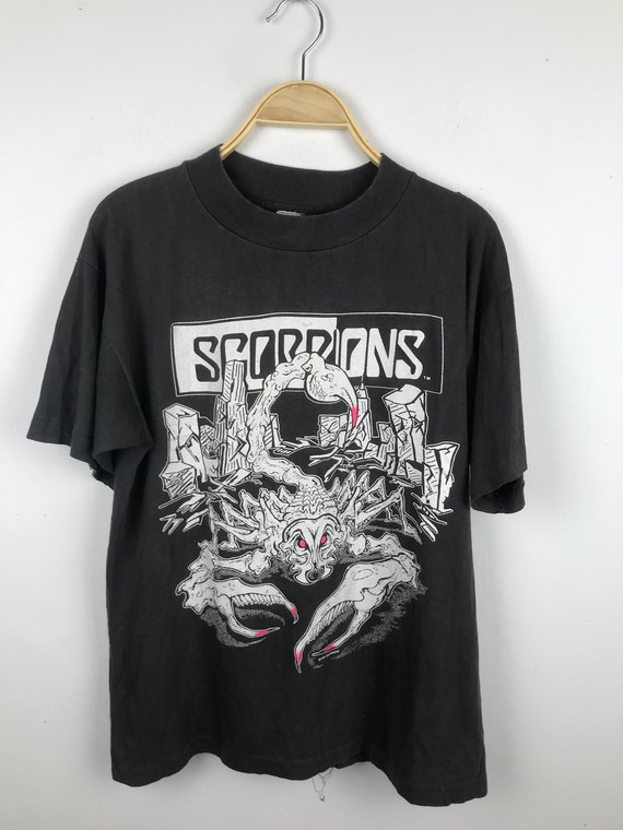 90's スコーピオンズ　Tシャツ Scorpions DOKKEN メタリカ Iron Maiden HALLOWEEN Judas Priest SCORPIONS 90\u0027s T-shirt Vintage - Etsy UK