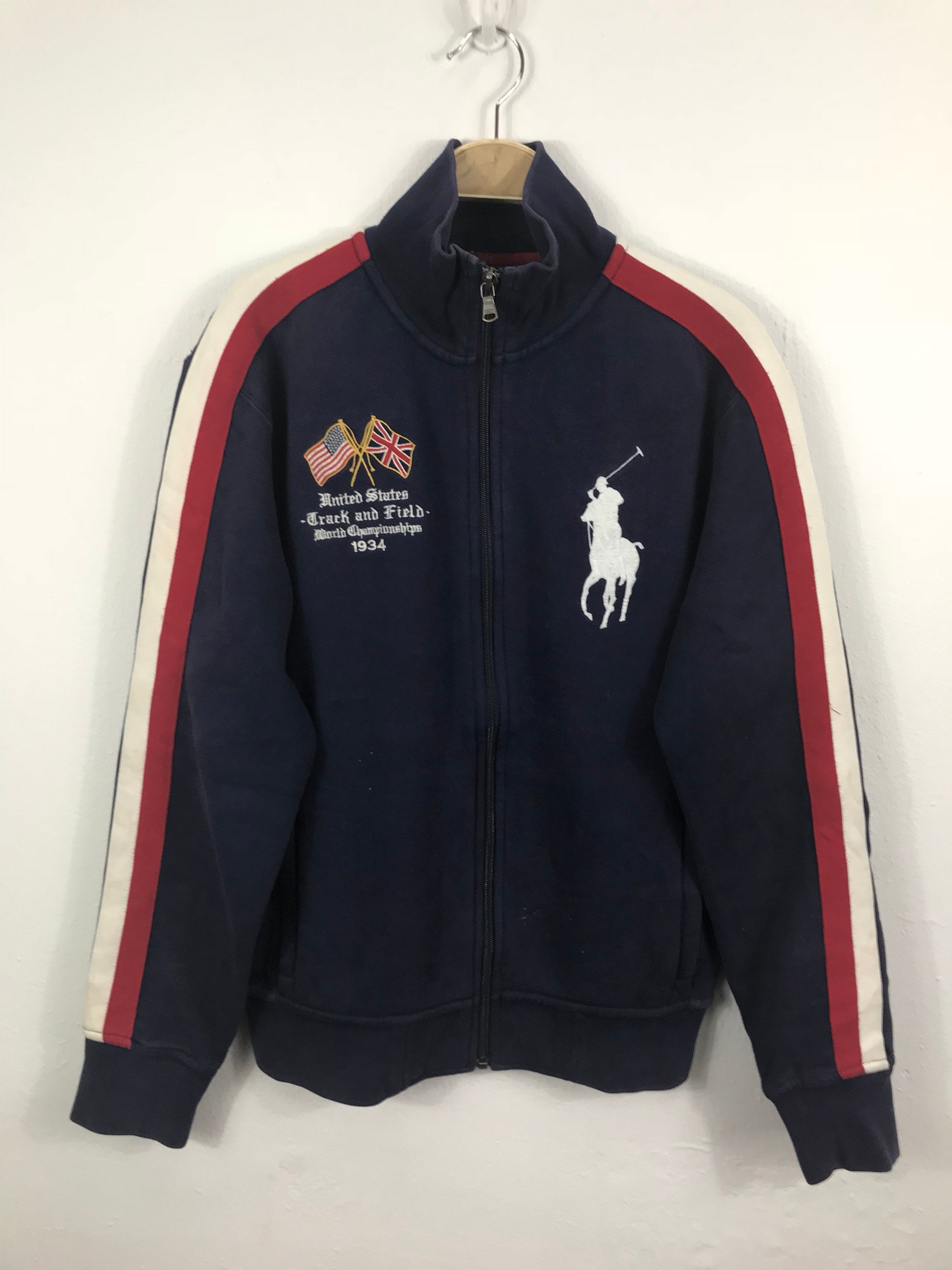 Rarepolo by Ralph Lauren Usa 012 Spellout Embroidery Jacket - Etsy