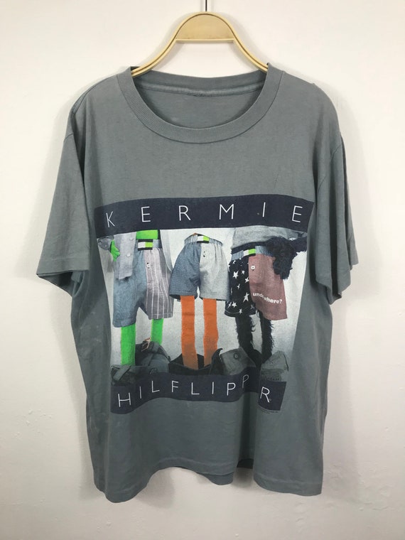 Kermie Hilflipper Jim Henson Production Big Logo Print Shirt - Etsy
