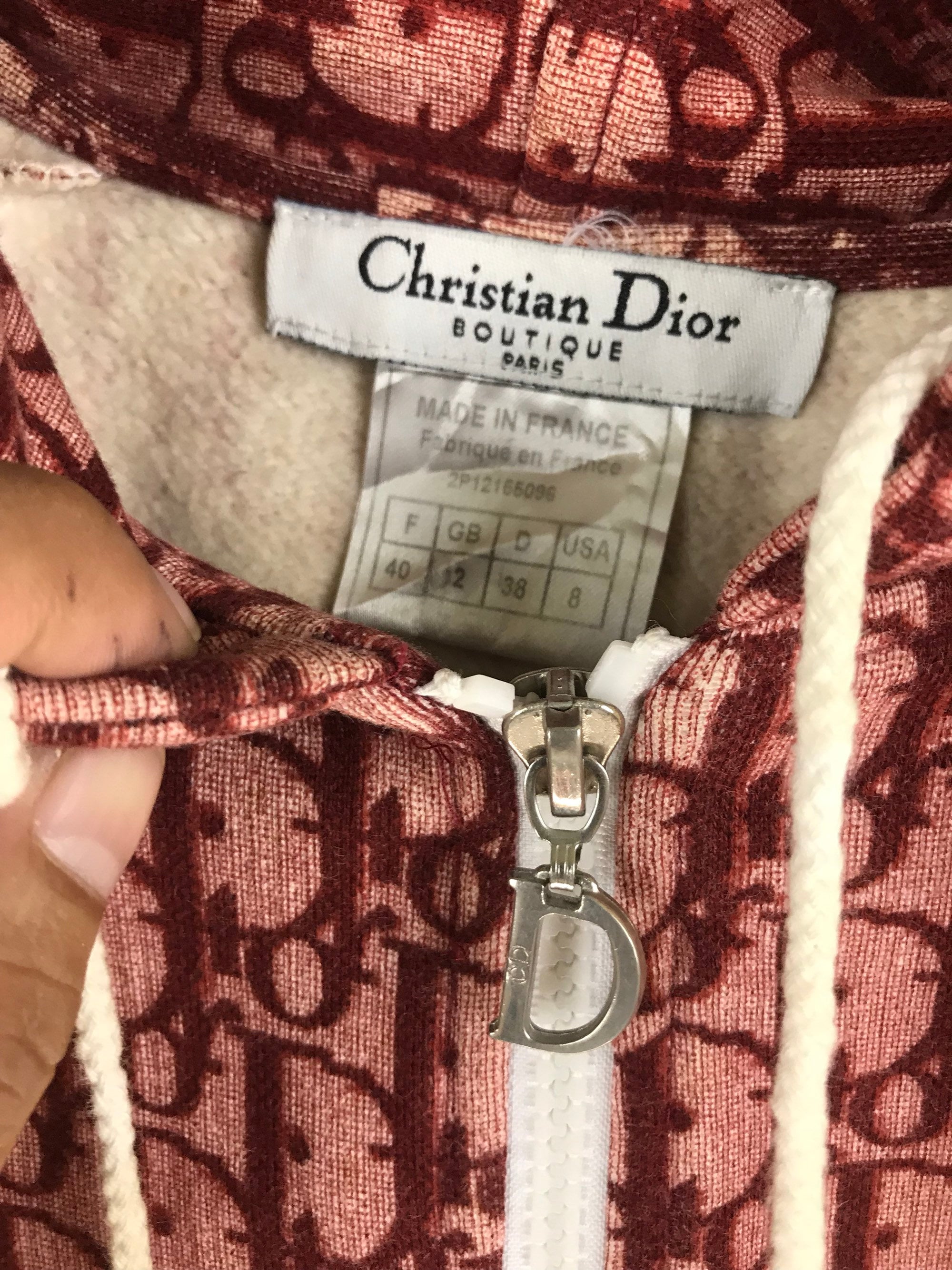 Buy Christian Dior Monogram Hoodie Jacket Online in India 