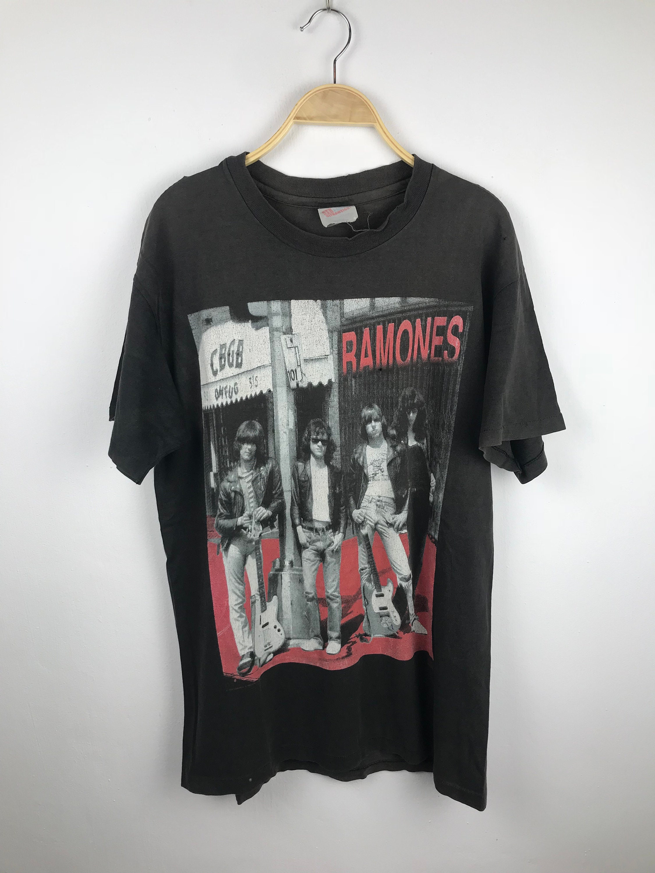 Vintage Ramones Shirt 1993 Acid Eaters Tee 1990 S CJ Dee Dee