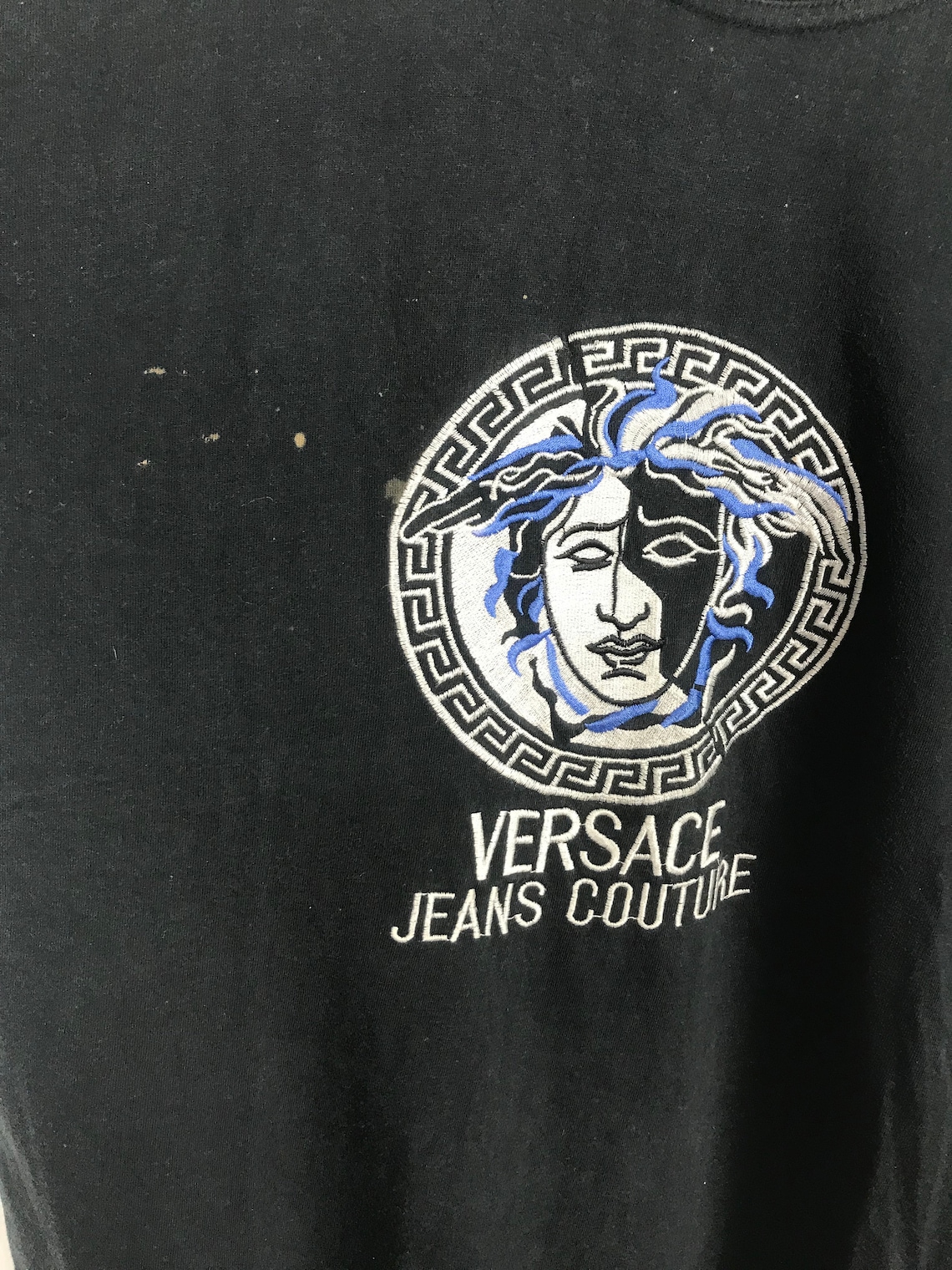 Versace Jeans Couture Embroidery Logo Shirt | Etsy
