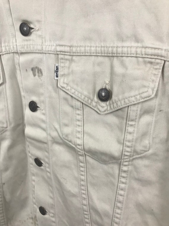 Levis Trucker Jacket White Levis Jacket Gem