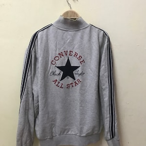 Rare!!Converse All Star Jack Taylor Spellout Embroidery Big Logo Jacket