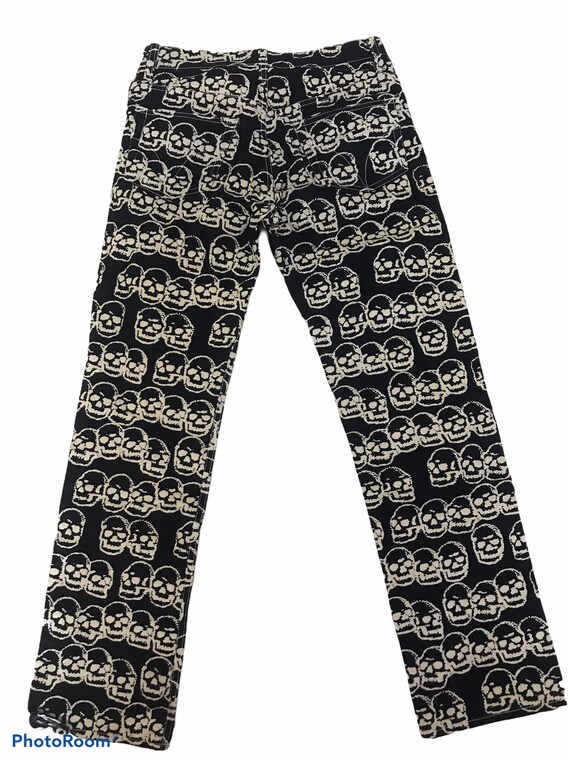 Hysteric Glamour Skeleton Overprint Pants Made in Japan - Etsy