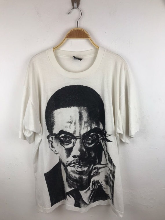 Malcolm X Big Print Shirt - image 1