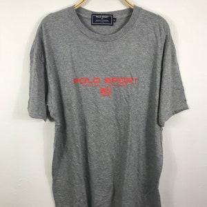 Rare Polo Sport Ralph Laure Spellout Logo Large Size