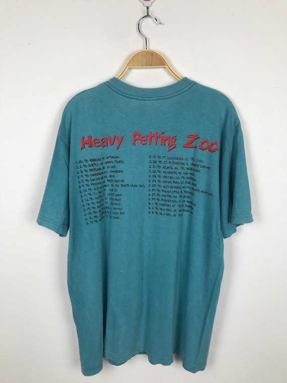 トップス 90's NOFX Heavy Petting Zoo T-shirts L Nofx Heavy Petting Zoo T-Shirt, Unisex All Size, Gift For