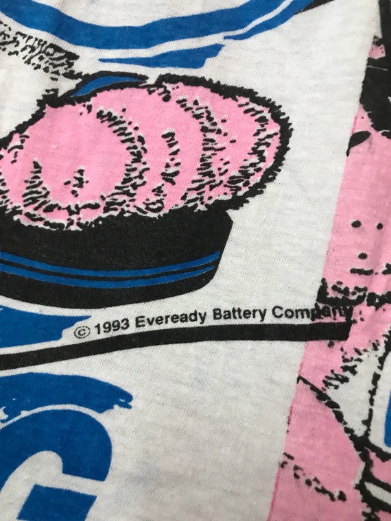 Vintage Energizer All OverPrint Logo Shirt Everea… - image 3