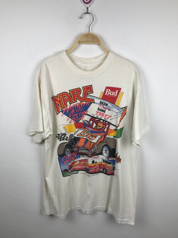northen auto racing club budwieser shirt