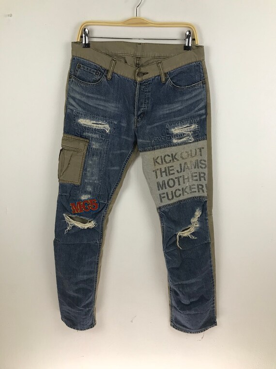 Rare Hysteric glamour X Mc5 Jeans Patch