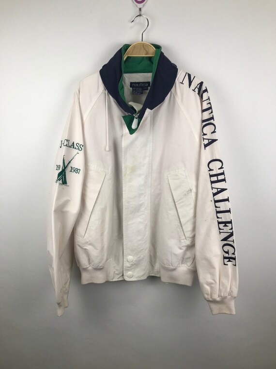 Nautica Challenge Spellout Embroidery Logo Jacket