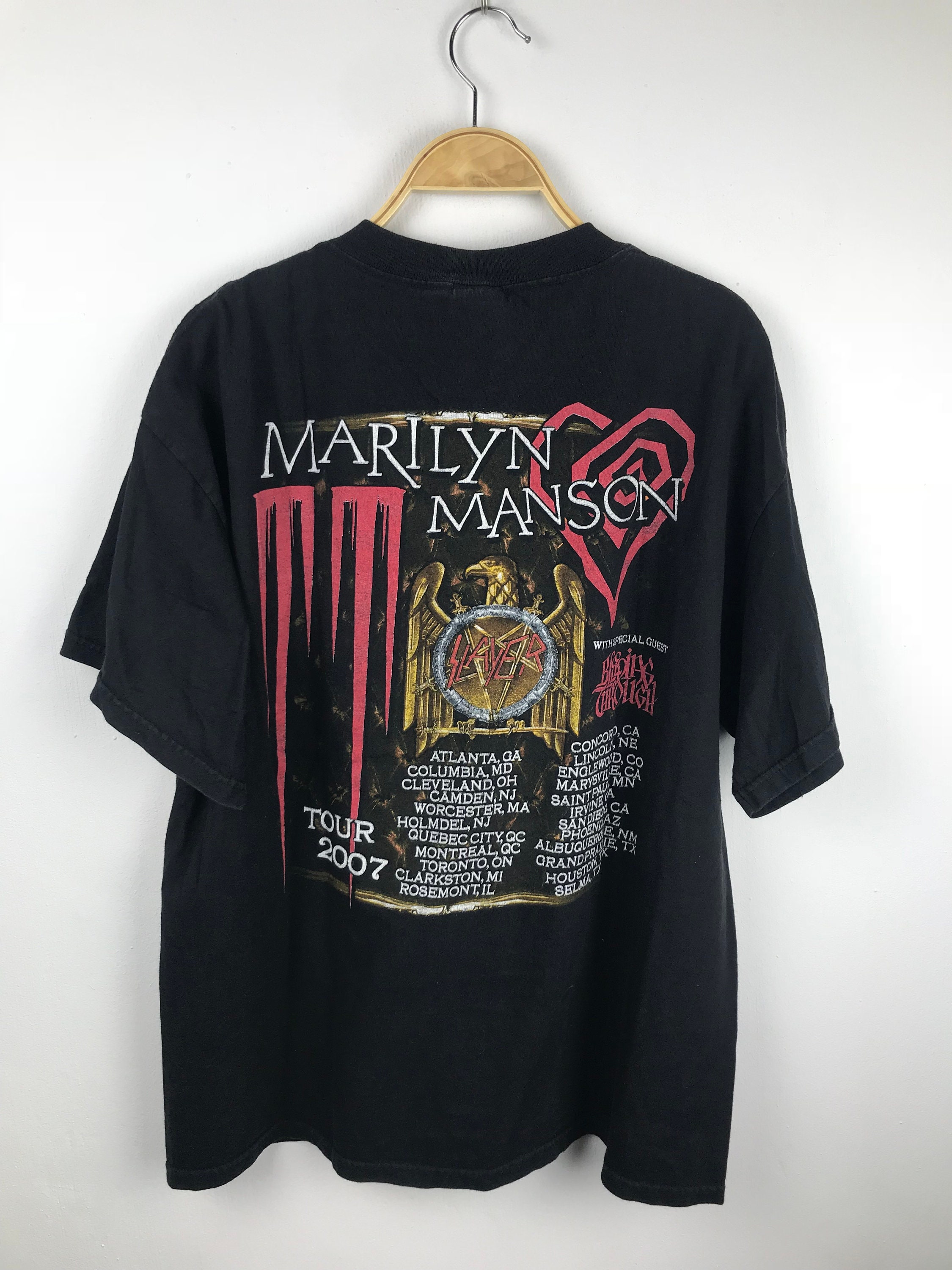 MARILYN MANSON 2016 WORLD TOUR Tシャツ L MARILYN MANSON 2016 WORLD TOUR Tシャツ L - メルカリ