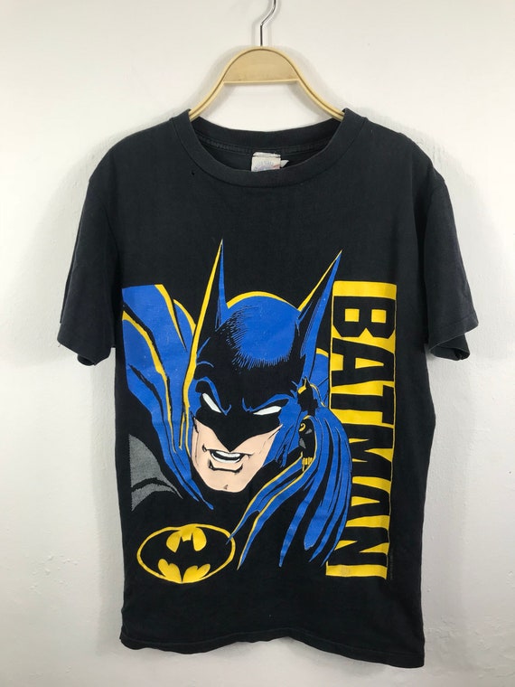 Batman DC Comics Big Print Shirt Made in Usa - Etsy