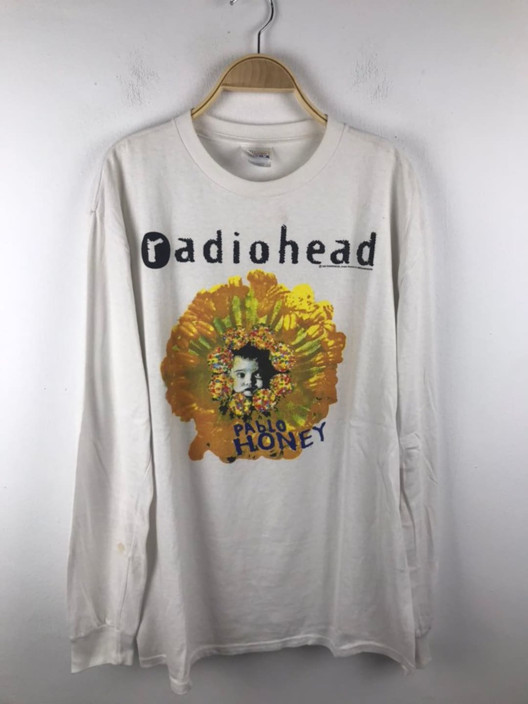 悶絶】radiohead tシャツ Pablo honey コピーライト付き 激安 買取